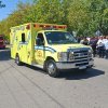 Desfile de unidades bomberos